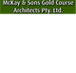 McKay  Sons Golf Course Architects Pty Ltd - Architects Sydney